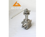 加長桿手動(dòng)閥體鍛鋼絲扣球閥